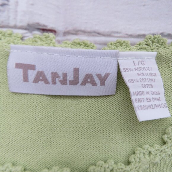 Tanjay Light Green Short Sleeve Sweater - Picture 6 of 6